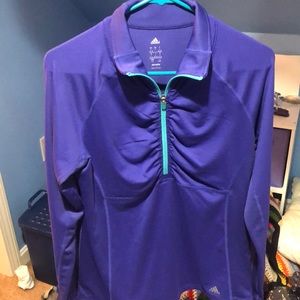 Purple Adidas Running Jacket